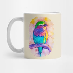 The watercolor bird Mug